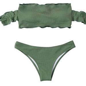 Off the shoulder, bikini